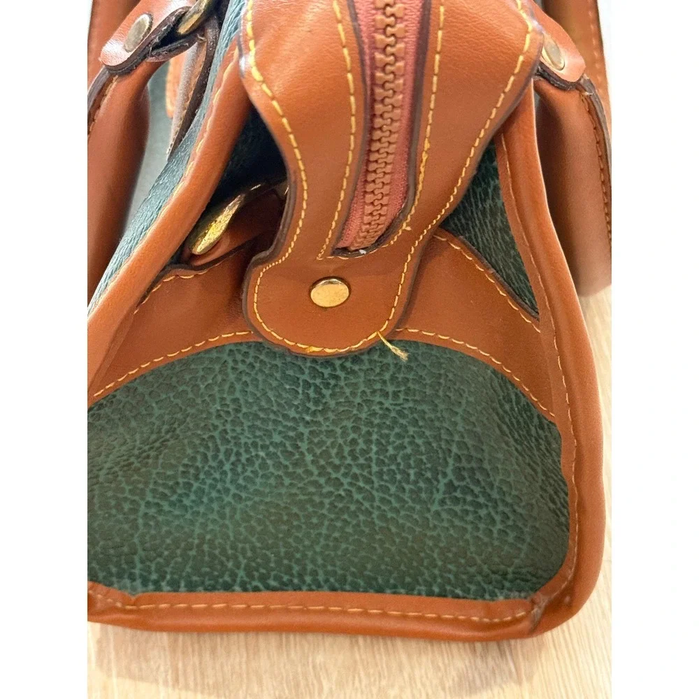 Vintage Dooney & Bourke All Weather Leather Satchel Bag